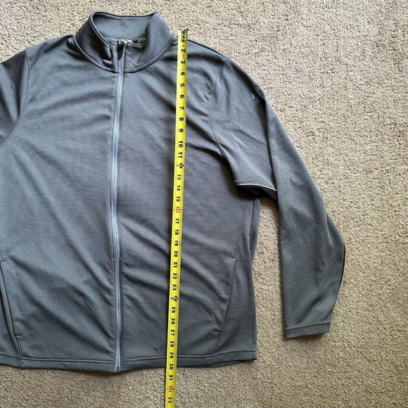 Under Armour Jacket Men's 2XL Full Zip Mock Neck Long Sleeve Sweater - Picture 8 of 14